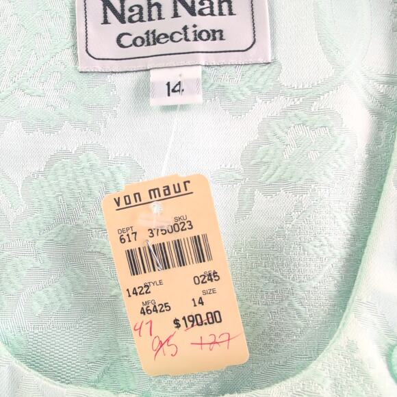 Vintage Von Maur Nah Nah Collections Evening Blouse NWT Women's 16 - Picture 2 of 12